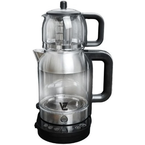 چای ساز ویلز مدل VL4039 ظرفیت ۲ لیتر با کتری شیشهای